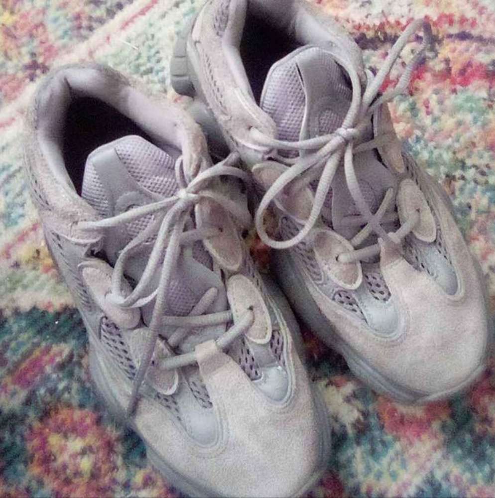 Yeezy 500s wolf greys 7 mens 8 woman's